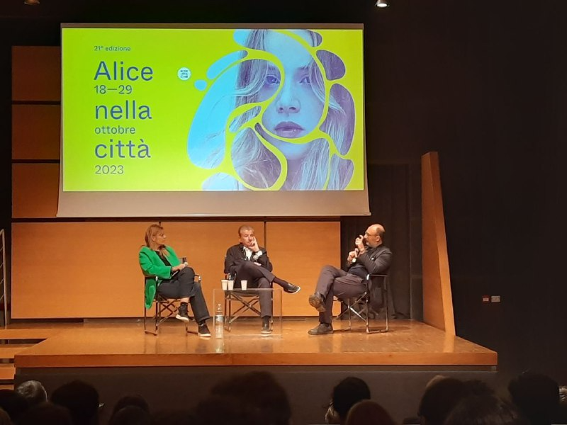 Masterclass di Tarak Ben Ammar con i direttori di Alice nella Città Fabia Bettini e Gianluca Giannelli